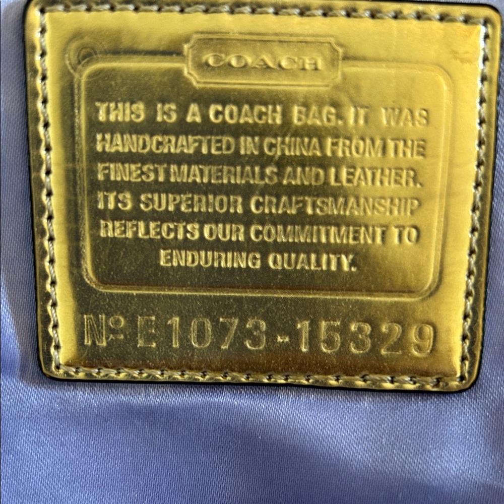 Coach Poppy Snake Print Shoulder Bag with crossbody strap - Picture 13 of 16